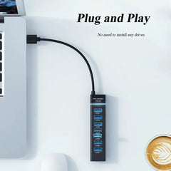 HUB MULTIPUERTO USB 3.0 7 PUERTOS