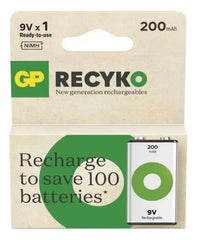 BATERIA RECARGABLE 9V GP