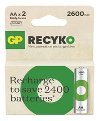 Baterias Recargables GP AA Ni-MH 2700 mAh Blíster x2