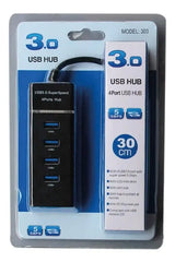 HUB MULTIPUERTO USB 3.0 4 PUERTOS