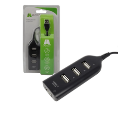 HUB PLANO USB 2.0 4 PUERTOS