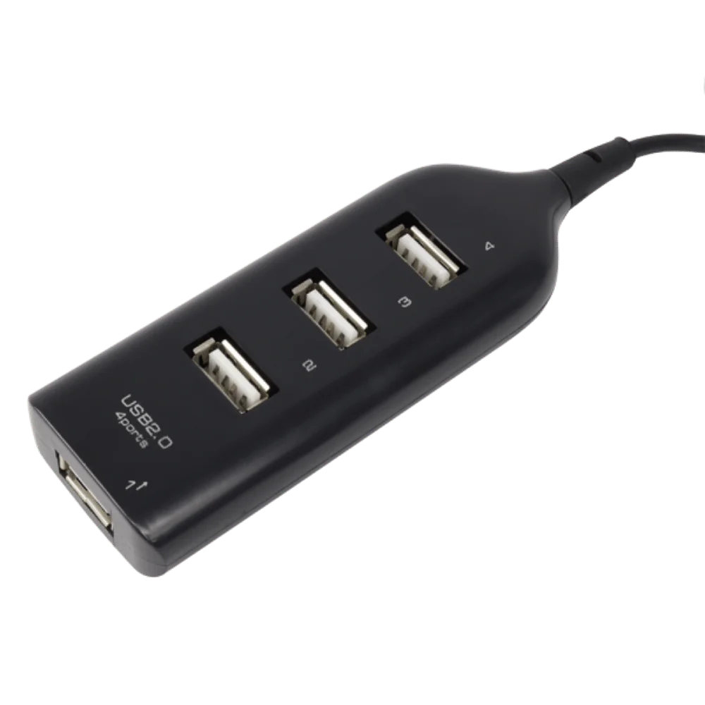HUB PLANO USB 2.0 4 PUERTOS