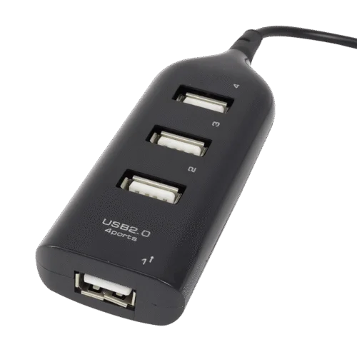 HUB PLANO USB 2.0 4 PUERTOS