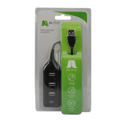 HUB PLANO USB 2.0 4 PUERTOS