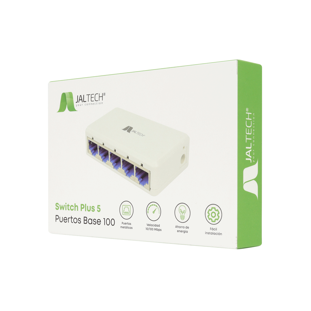 SWICH PLUS 5 PUERTOS BASE 100