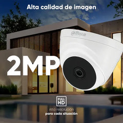 CAMARA DOMO DAHUA PLASTICA 2MP