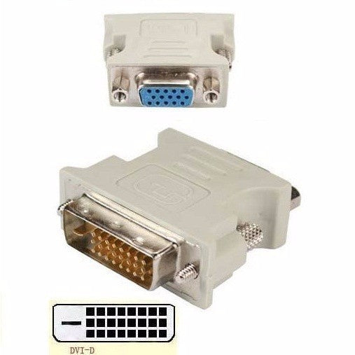 ADAPTADOR DVI MACHO 24+1 A VGA HEMBRA