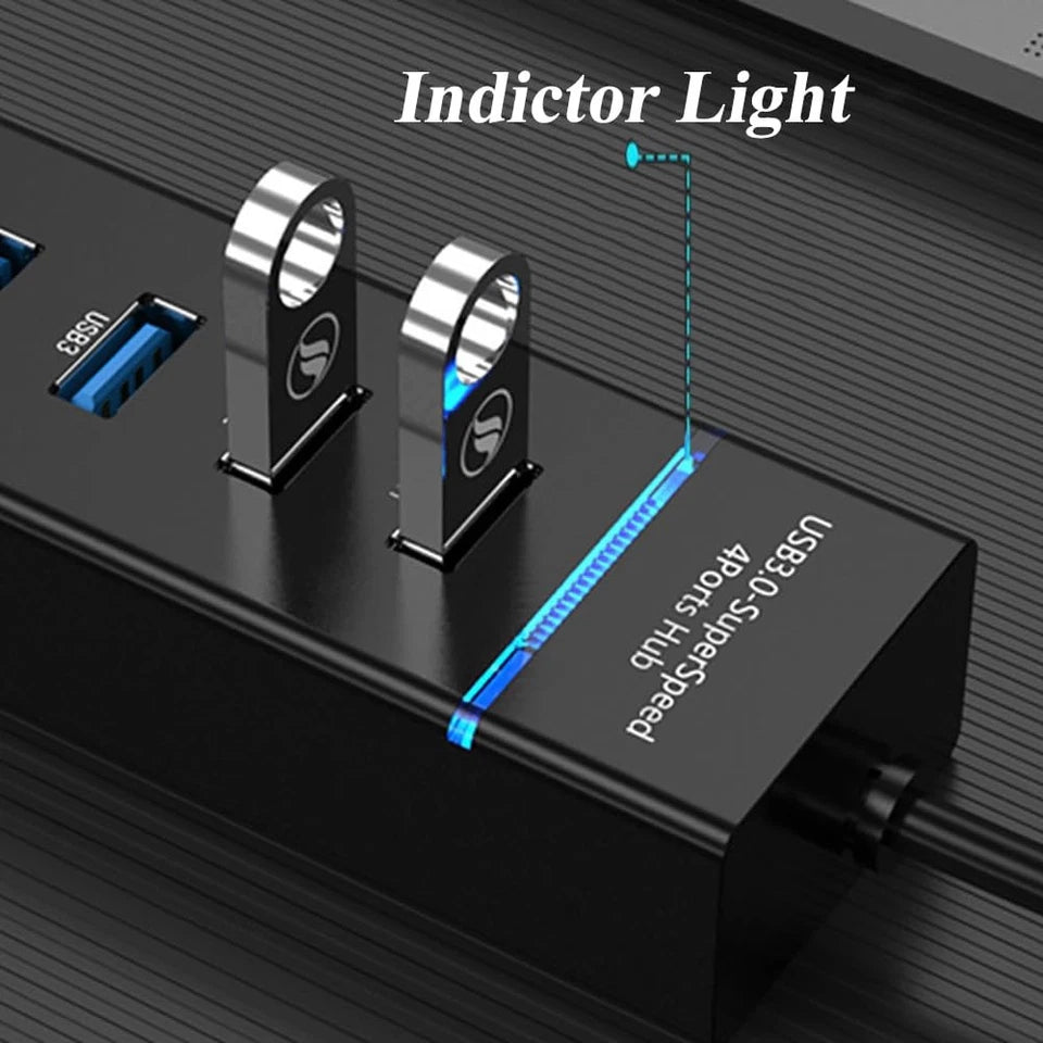 HUB MULTIPUERTO USB 3.0 7 PUERTOS