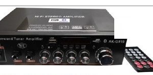 ASPX060 Amplificador de Linea Sonido Ambiental 60W con Reproductor  BT-USB-SD y Grabación American Sound - Audiocustom