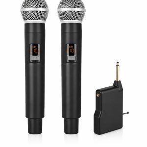 TWM-2402 // 2 MICROFONOS INALAMBRICOS 2.4G6.3 RECEPTOR