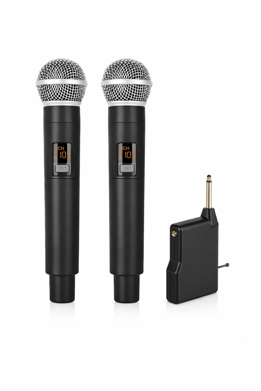 TWM-2402 // 2 MICROFONOS INALAMBRICOS 2.4G6.3 RECEPTOR